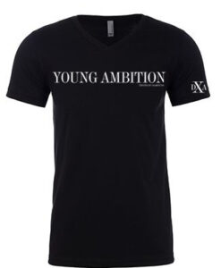 men black vneck young ambition